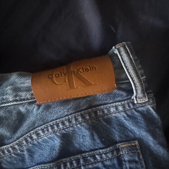 Calvin Klein Collection Women's High Rise Blue Jeans - Picture 3 of 3